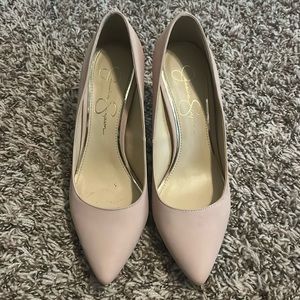 Jessica Simpson Pale Pink Heels Size 7